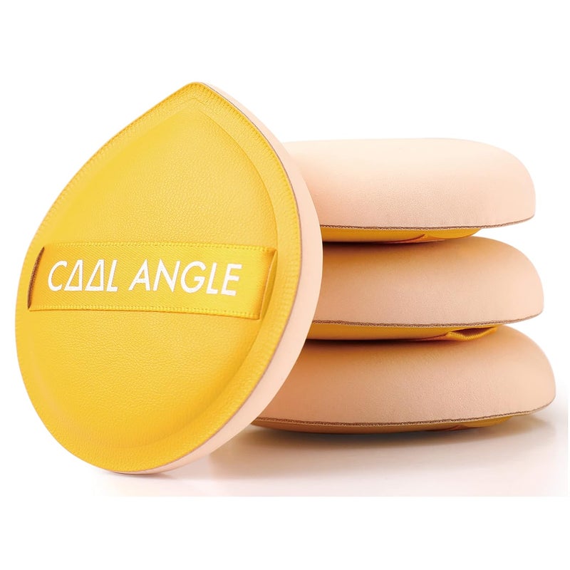 COOL-ANGLE 4Pcs X-Large Makeup Sponge Puff Set For Foundation Concealer & Powder, Latex Free Blender Sponges Puff For Natural And Easy Makeup, Soft Long-lasting And Beginner-friendly - Image 1